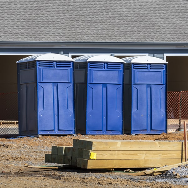 is there a specific order in which to place multiple porta potties in Level Park-Oak Park